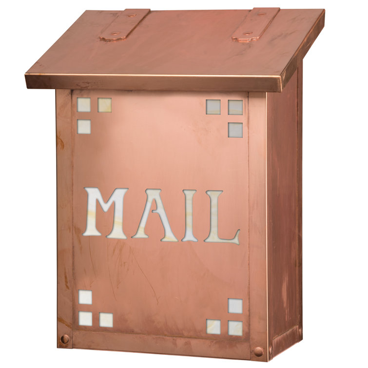 America's Finest Lighting Company Pasadena Wall Mounted Mailbox